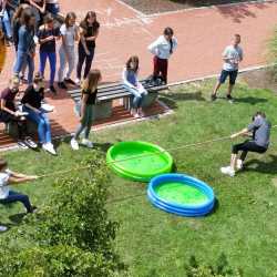 Abistreich erfreut die Mitschüler Abistreich erfreut die Mitschüler