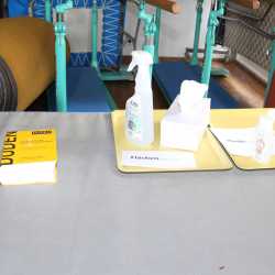 Abiturprüfung in der Sporthalle Abiturprüfung in der Sporthalle