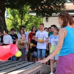 Ausgelassene Stimmung beim Abi-Streich Ausgelassene Stimmung beim Abi-Streich