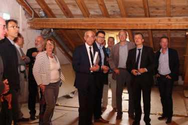 Bundestagsabgeordneter Frei besichtigt Baustelle Bundestagsabgeordneter Frei besichtigt Baustelle