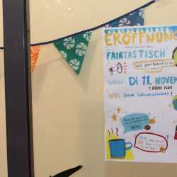 Der Fairtrade-Kiosk ist wieder geöffnet! Der Fairtrade-Kiosk ist wieder geöffnet!