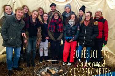 Exkursion des SG in den Waldkindergarten Exkursion des SG in den Waldkindergarten