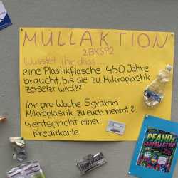 Großartige Aktion der BKSP2 zum Thema Müll Großartige Aktion der BKSP2 zum Thema Müll