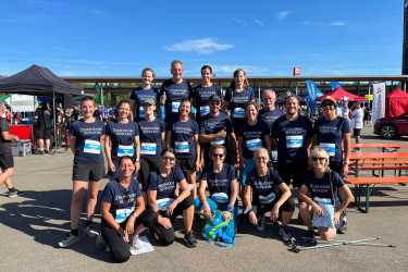 Tapfere Teilnehmer trotzen beim Firmenlauf der Hitze Tapfere Teilnehmer trotzen beim Firmenlauf der Hitze