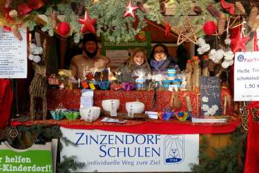 Stand auf dem Weihnachtsmarkt bringt viele Spenden Stand auf dem Weihnachtsmarkt bringt viele Spenden
