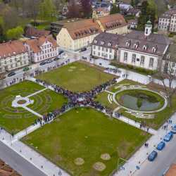 Brunnen am Zinzendorfplatz eingeweiht Brunnen am Zinzendorfplatz eingeweiht