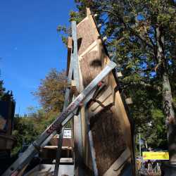 Haus Spangenberg hat wieder einen Dachstuhl Haus Spangenberg hat wieder einen Dachstuhl