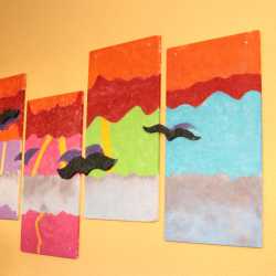 Runder Projektabschluss: Unsere Bilder hängen! Runder Projektabschluss: Unsere Bilder hängen!