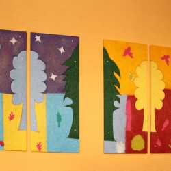 Runder Projektabschluss: Unsere Bilder hängen! Runder Projektabschluss: Unsere Bilder hängen!