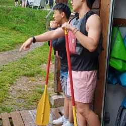 Paddeln bei schönstem Regenwetter Paddeln bei schönstem Regenwetter