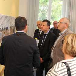 Bundestagsabgeordneter Frei besichtigt Baustelle  Bundestagsabgeordneter Frei besichtigt Baustelle