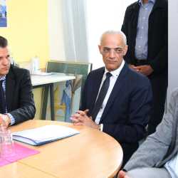 Bundestagsabgeordneter Frei besichtigt Baustelle  Bundestagsabgeordneter Frei besichtigt Baustelle