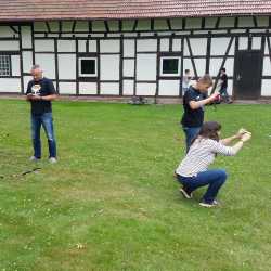 Spannende Dreharbeiten in Königsfeld