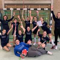 Jugend trainiert für Olympia: Hallenhockey-Spielerinnen eine Runde weiter
