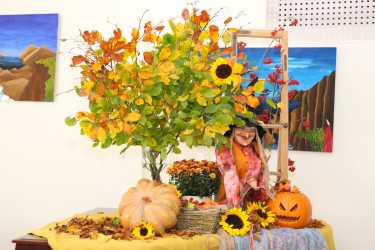 Toll dekorierte Mensa zur Herbstfestwoche Toll dekorierte Mensa zur Herbstfestwoche