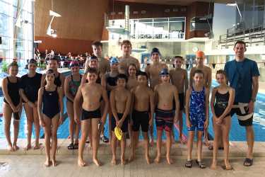 Schwimmteams im Regierungsbezirksfinale von Jugend trainiert für Olympia Schwimmteams im Regierungsbezirksfinale von Jugend trainiert für Olympia