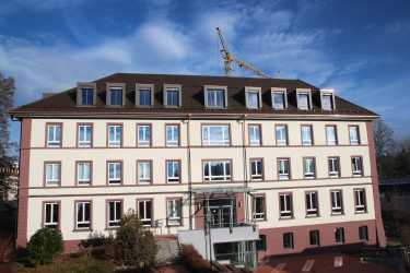 Lernlandschaft nimmt Gestalt an: Haus Spangenberg wieder ohne Gerüst Lernlandschaft nimmt Gestalt an: Haus Spangenberg wieder ohne Gerüst