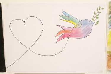 Friedensbilder der angehenden Erzieher*innen Friedensbilder der angehenden Erzieher*innen