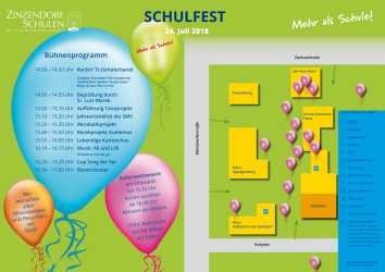 Willkommen zum Schulfest 2018! Willkommen zum Schulfest 2018!