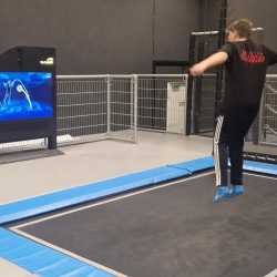 Internatler springen sich glücklich im Jumping Dome Internatler springen sich glücklich im Jumping Dome