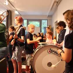 Junge Musikerinnen und Musiker überzeugen bei Sommerserenade Junge Musikerinnen und Musiker überzeugen bei Sommerserenade