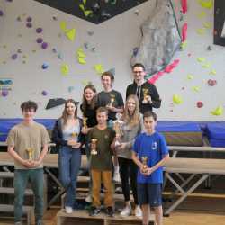Kletterer erfolgreich beim Boulder-Cup der Internate Kletterer erfolgreich beim Boulder-Cup der Internate