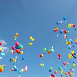 Kunterbuntes Schulfest bei strahlendem Sonnenschein Kunterbuntes Schulfest bei strahlendem Sonnenschein