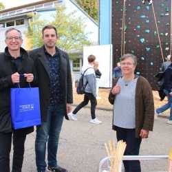 Neue Kletterwand eingeweiht Neue Kletterwand eingeweiht