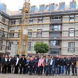 Richtfest für die Lernlandschaft Richtfest für die Lernlandschaft