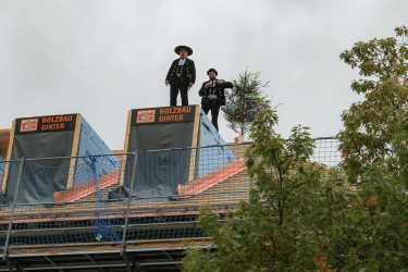 Richtfest für die Lernlandschaft Richtfest für die Lernlandschaft