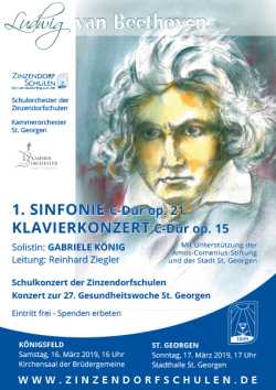 Schulorchester laden zum großen Beethovenkonzert Schulorchester laden zum großen Beethovenkonzert