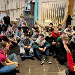 Siebtklässler haben Spaß im Schnee Siebtklässler haben Spaß im Schnee