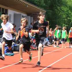 Sportfest mit Wettbewerben und Turnieren in vier Disziplinen Sportfest mit Wettbewerben und Turnieren in vier Disziplinen