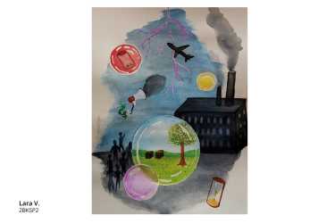 Wahlfach Streetart beschäftigt sich mit Weisheiten Wahlfach Streetart beschäftigt sich mit Weisheiten