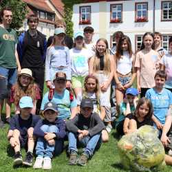 Zinzendorfschüler putzen rund um Königsfeld Zinzendorfschüler putzen rund um Königsfeld