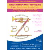 Jubiläumskonzert „25 Jahre Blasorchester der Zinzendorfschulen“