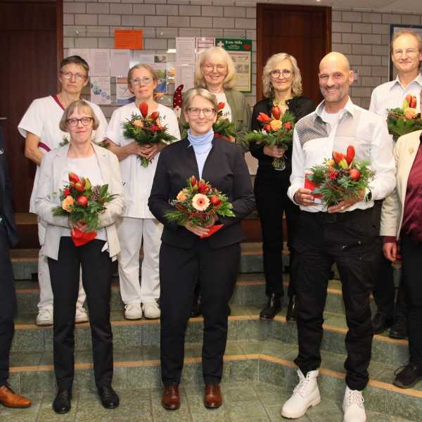 Dank und Anerkennung für langjährige Treue an den Zinzendorfschulen