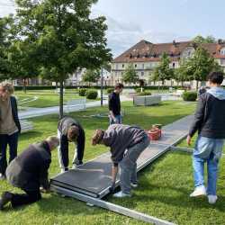 Realschüler helfen tatkräftig beim Bläsertag