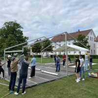 Realschüler helfen tatkräftig beim Bläsertag