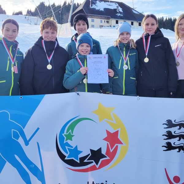 Jugend trainiert: 1. Platz auf der Piste