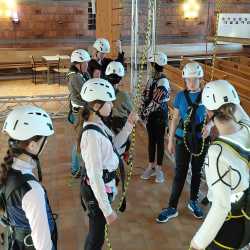 Kletter-AG besucht die Kletterkirche in Bad Dürrheim