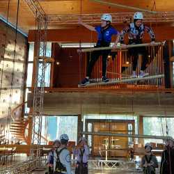 Kletter-AG besucht die Kletterkirche in Bad Dürrheim