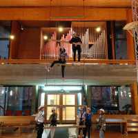 Kletter-AG besucht die Kletterkirche in Bad Dürrheim