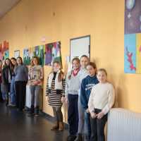 Runder Projektabschluss: Unsere Bilder hängen!