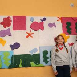 Runder Projektabschluss: Unsere Bilder hängen!