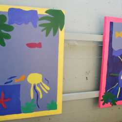 Runder Projektabschluss: Unsere Bilder hängen!