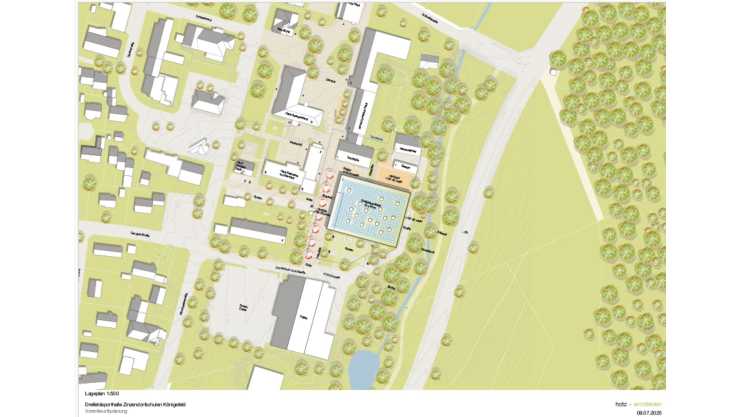 Lageplan Zinzendorf Sportcampus