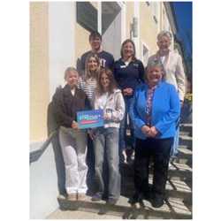 Martina Braun (Bündnis 90/Die Grünen) besucht Zinzendorfschulen am EU-Projekttag 