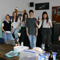 Abschiedsparty für Gastschüler aus Irland