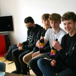 Abschiedsparty für Gastschüler aus Irland